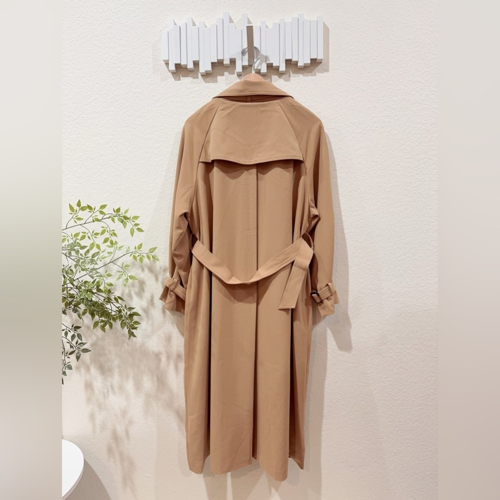 J.ING Jing Lightweight Belted Oversize Trench Coat Size L NWT Spring/Fall - Picture 8 of 8